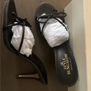 ANTONIO MELANI Black Heels Classic Elegance